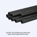 Tubo de fibra de carbono 100% 3K 3mm-220mm de diâmetro