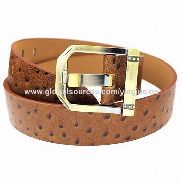 Ostrich PU Belt