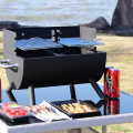 Meja Penjimatan Masa yang Cekap Dual Grill Mini Arang BBQ