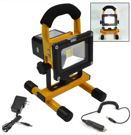 Rechargeable LED Flood Light - Powerfix Spotlight IP65 Waterproof