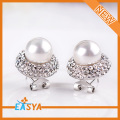 Grosir anting-anting baru Fashion perhiasan Crystal Pearl