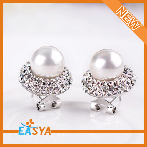 New Fashion Jewelry Crystal Pearl Earrings Wholesale