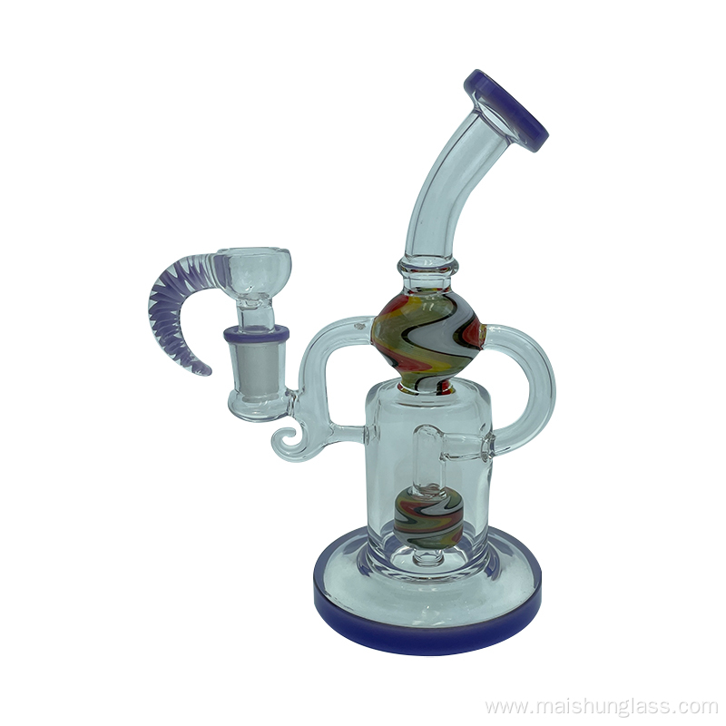 Mini Recycling Mini-Turnaround Glass Bong