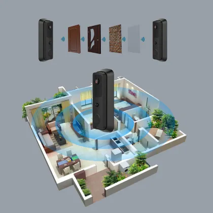 LEDEAST TYV30 Smart Video Doorbell - Tuya Smart Life Wireless WiFi Visual Doorbell