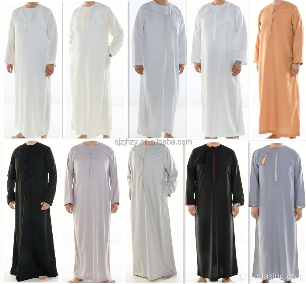 Abbigliamento islamico uomini musulmani thobe