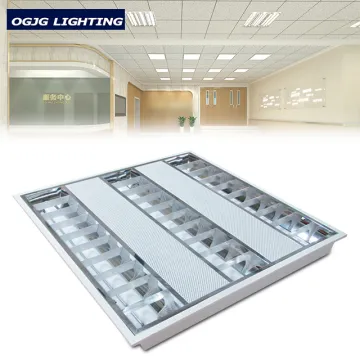Indoor Recessed 60x60 Fluorescent Light Office Aluminum Louver LED Grille