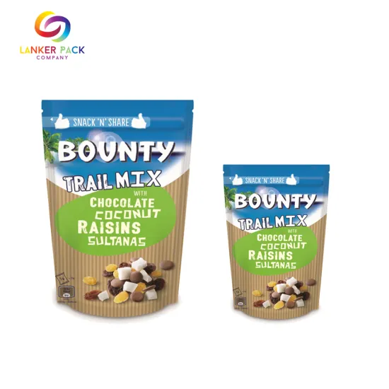 BRC Standard Recycle Doypack For Snack Packaging