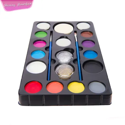 Edible pigments face paint camouflage face paint
