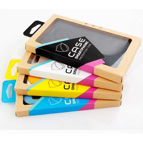 Finestra Plastic Hook Box Case di telefono personalizzato Packaging
