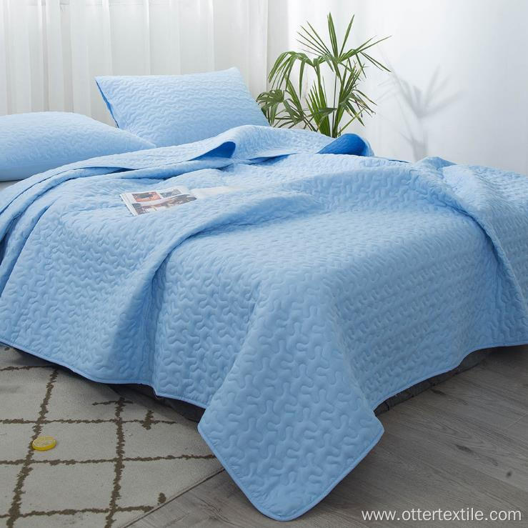 Most Popular Polyester Gray King Size Soft Bedspread