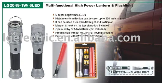 Multi-functional High Power Lantern& Flashlight