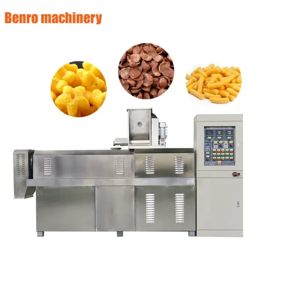 Yummy Puff Snacks Production Line
