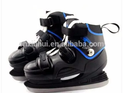 Hot selling high quality PU ice hockey skates shoes made in china factory