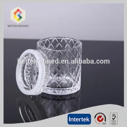 handmade crystal glass sugar shaker
