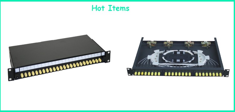 12-port Rack-mounted Fiber Optic Patch Panel: Fixed Type Connectivity ...