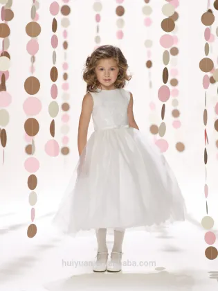 new style sequins beaded tulle flower kids costumes