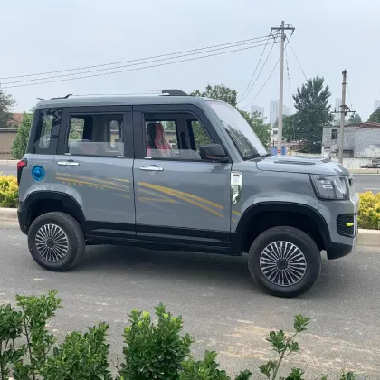 MPOW 4 Wheel Solar Mini Electric Car