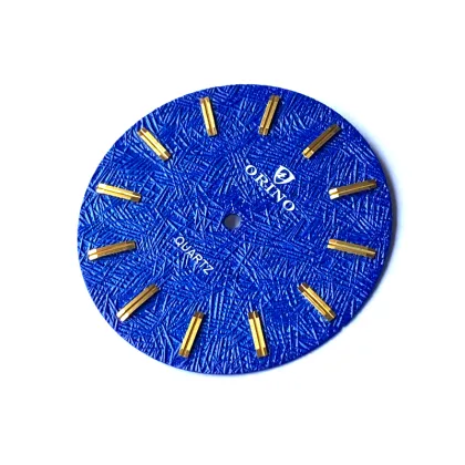 31.5MM Snow Pattern Embossed Watch Dials