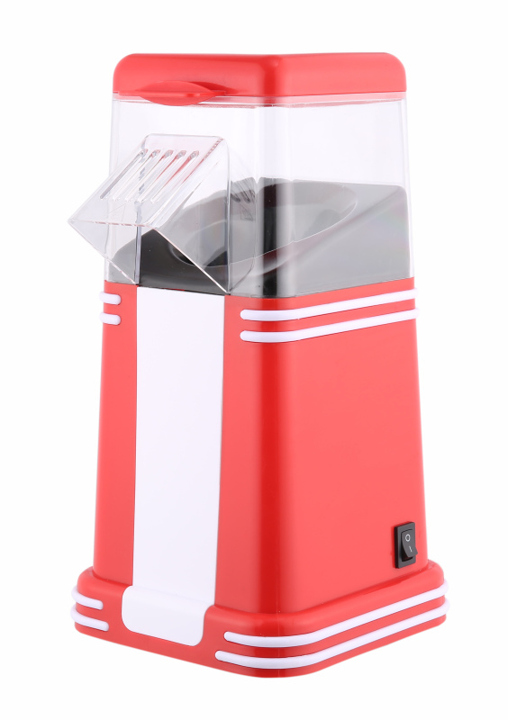 Hot-Air Electric Popcorn Maker  Red & White popcorn machine