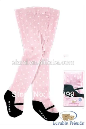 new arrival 100% cotton custom pink series little round dot baby socks