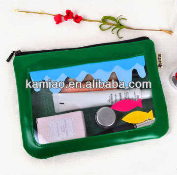 fashion transparent clear PVC comestic bag makeup bags wholesale