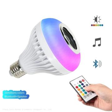 Hot Sale Wireless RGB Smart Music LED Bulbs with Built-in Speaker