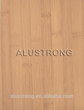 Real bamboo skin pasted aluminum plate