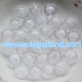 Cuentas redondas facetadas de cristal acrílico de 8-20 mm en estilo de cuentas Chunky Gumball Beads