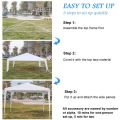 Tenda da gazebo da 10'x10 "esterne con 4 pareti laterali