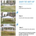 Tent de gazebo com 4 paredes laterais 10'x10 '