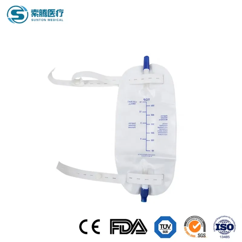 Sterile Urinary Drainage Leg Bags (600ml, 800ml, 500ml, 750ml)