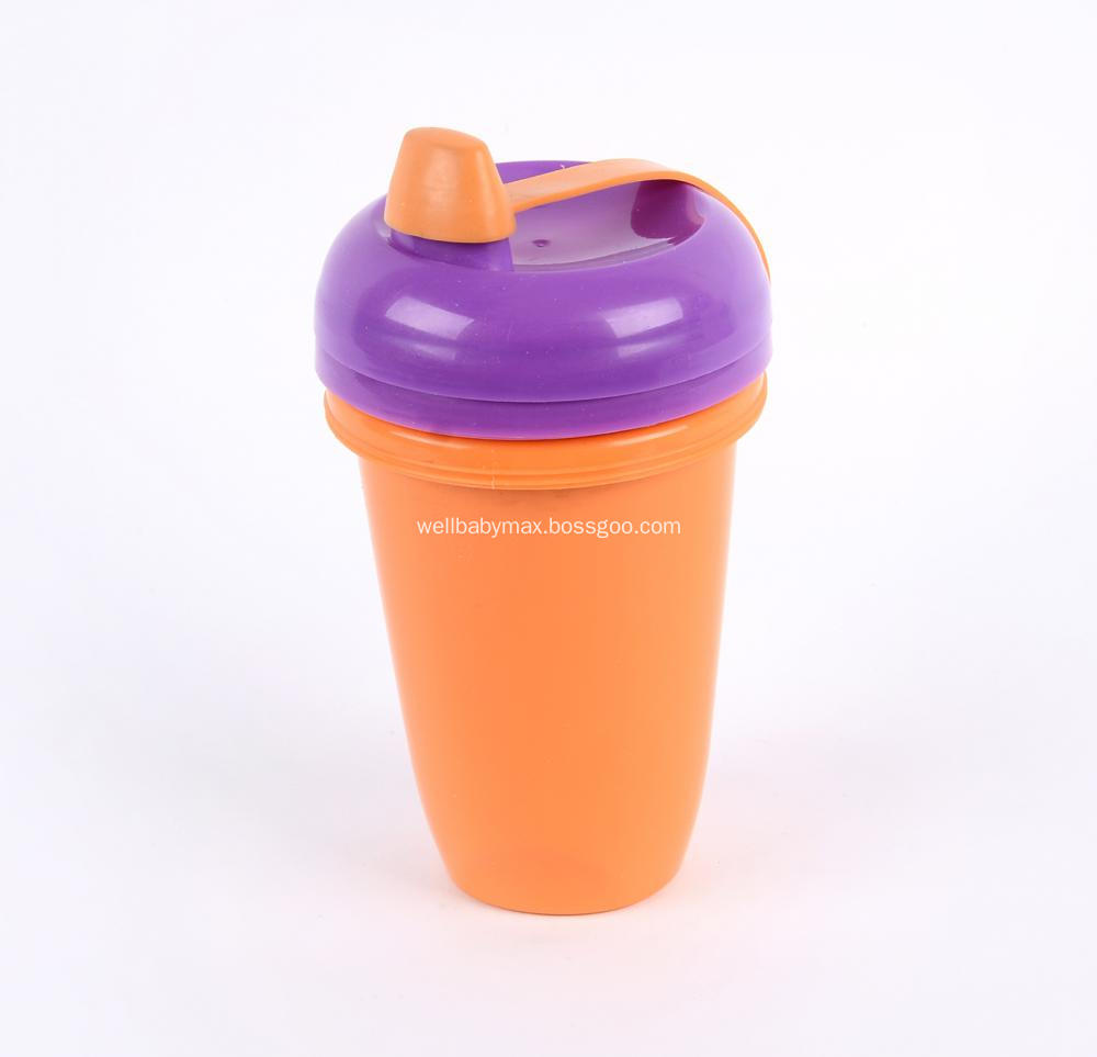 2PCS Plastic Spill- Proof Sippy Cups