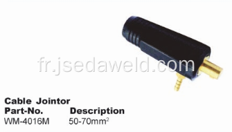 Fiche de dégauchisseuse de câble et prise à 50-70 mm²