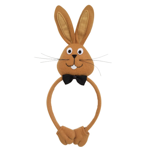 Bandeau en forme de lapin brun 3D