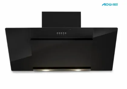 Black Vertical Hood Quiet Kitchen Hoods