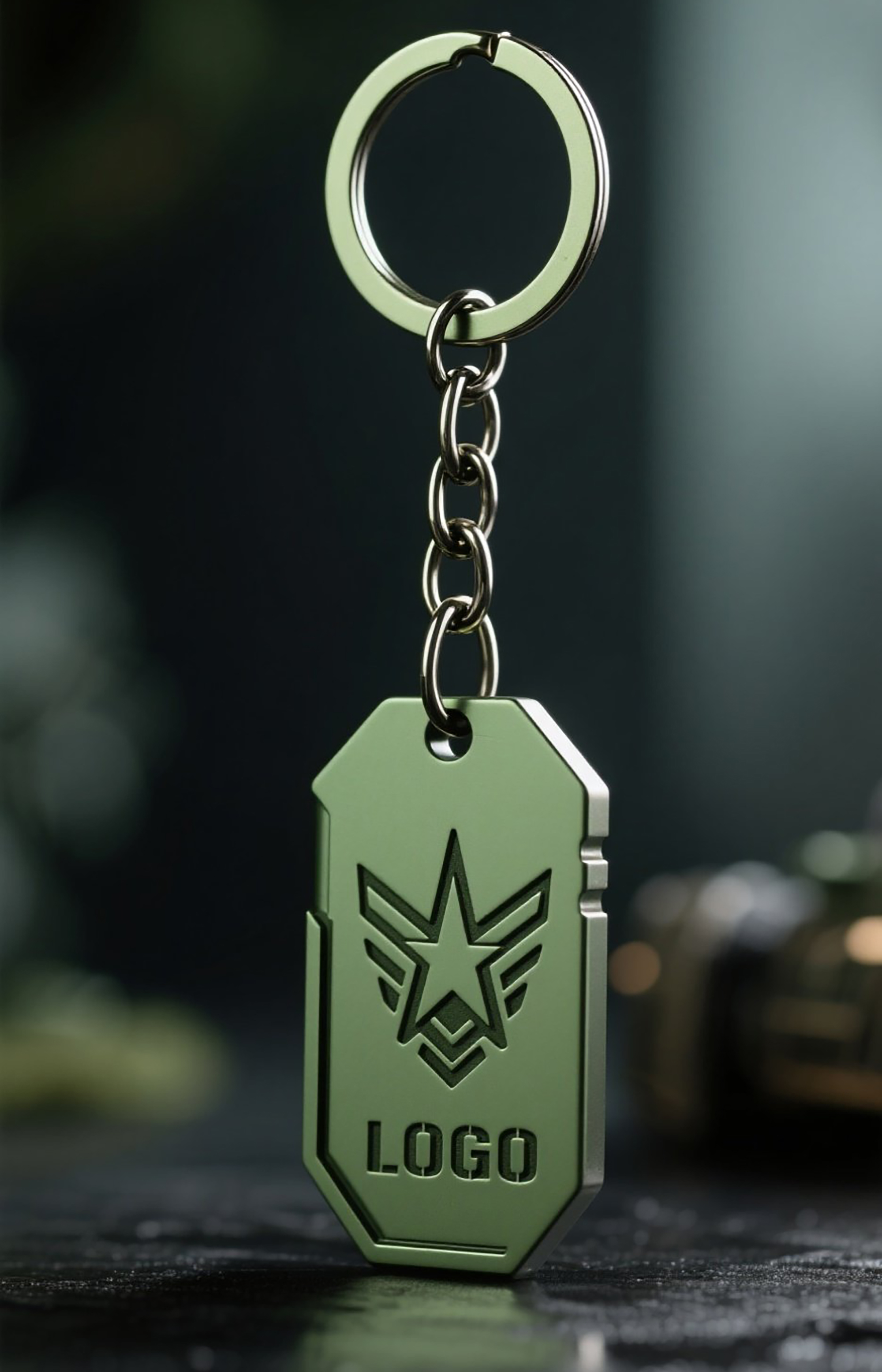 Custom Metal Keychain with Personalized Design