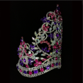 Grande couronne personnalisée courbée colorée
