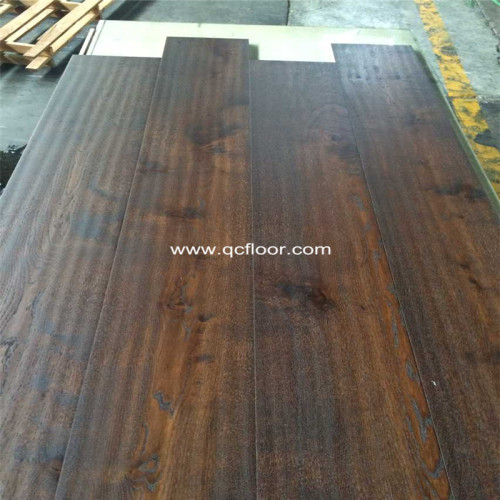 2200X300X20/6mm uv oil dark color oak flooring Guangzhou