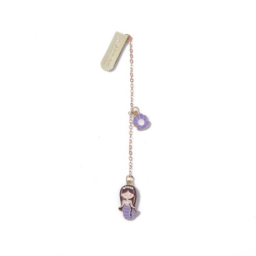 Kawaii Stationery: New Cartoon Mermaid Metal Bookmarks - 6 Styles