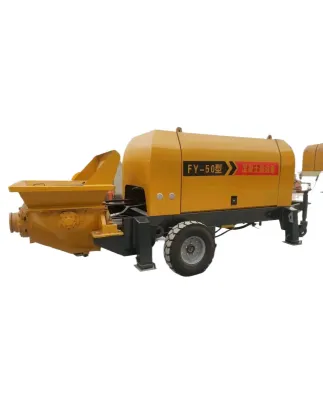 High Quality Portable Hydraulic Concrete Pump - Small Concrete Conveying Pump