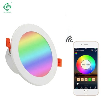 Wifi Smart LED Downlight Tuya 10W E26/E27 RGB