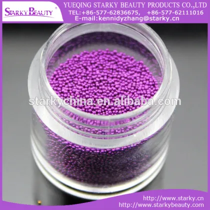 Nail Art Caviar DIY Colorful Glitter Glass Bead caviar nail beads