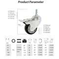 Customized Polyurethan Caster Wheel Medium Duty Pu Weng