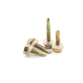 Yellow Zinc Metric Heavy Hex Flange Screws