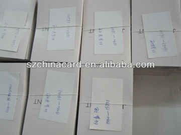Promotional Paper Card Holder Booklet To Stick PVC Gift Card