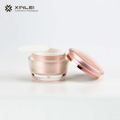 30g Pink Mushroom PP cosmetics vacuum bottle