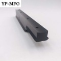 Factory black anodized cnc machining aluminum spare parts