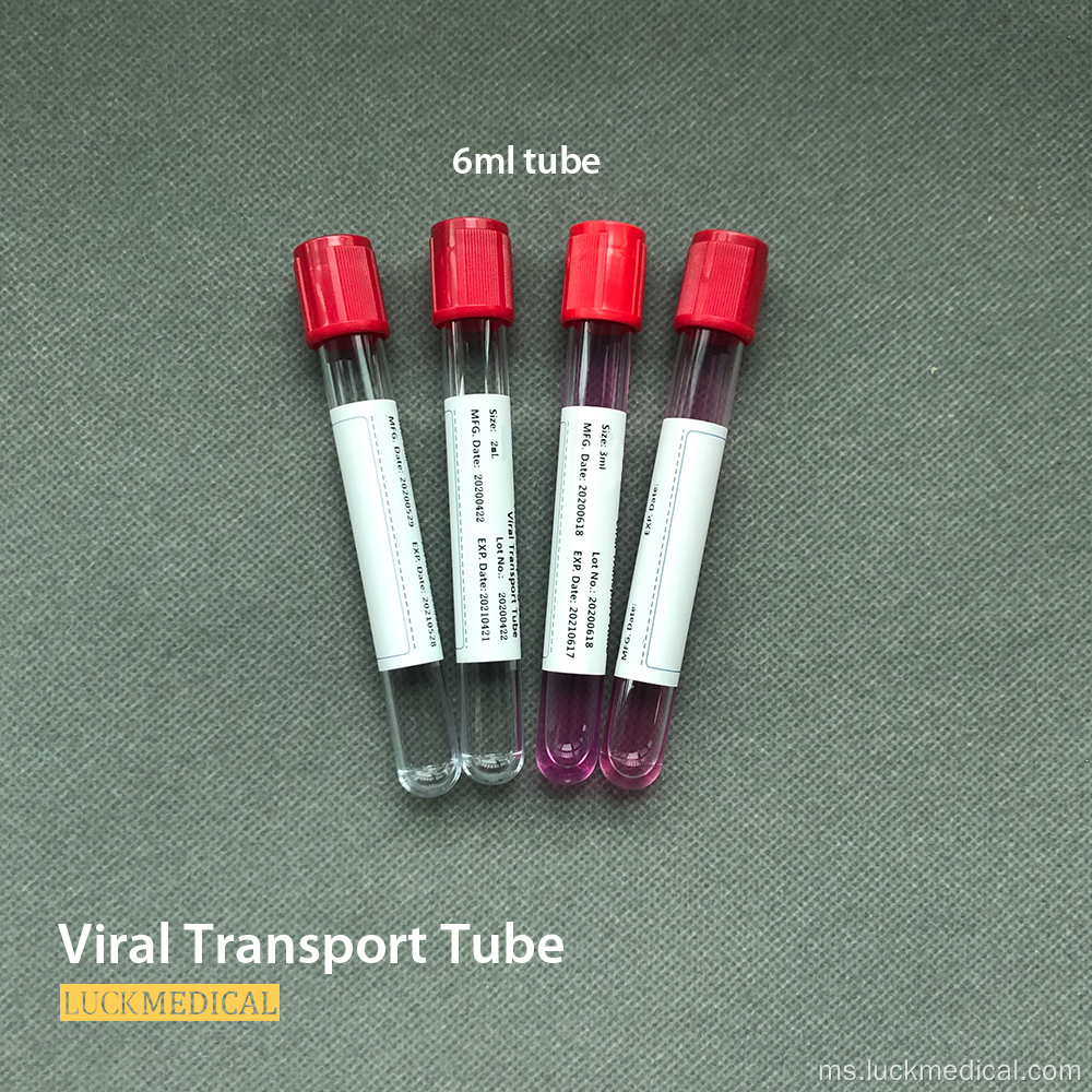 Kit Pengangkutan Mikrobiologi VTM Ujian Covid