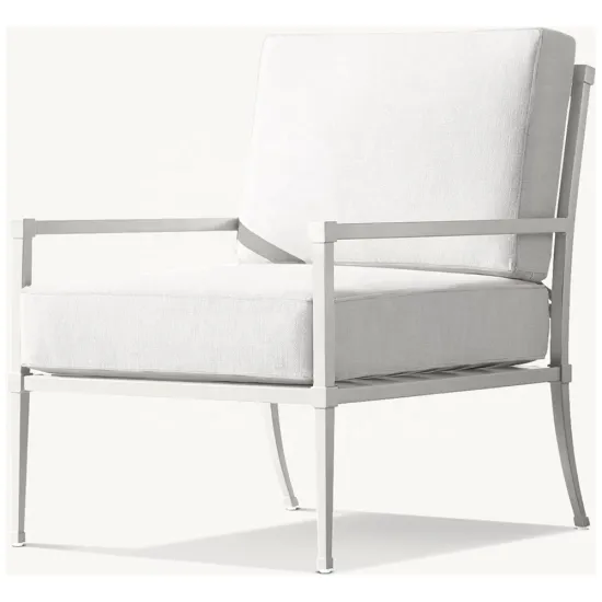 Weather-Resistant Aluminum Sofa Chair Cushions for Outdoor Comfort and Durability