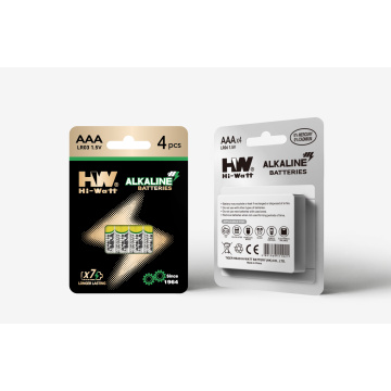Pila alcalina AAA HW LR03 (caja de papel)
